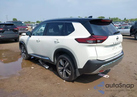 2021 Nissan Rogue Platinum from USA, damaged, VIN JN8AT3DD5MW304748